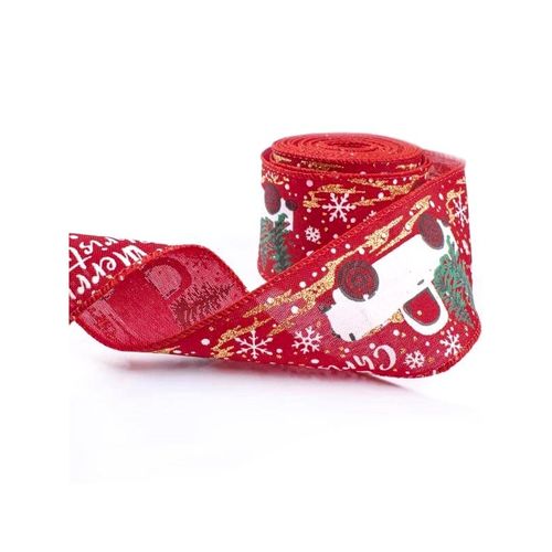 taśma świąteczna na kokardę, wstążka na prezent boże na Arena.pl
