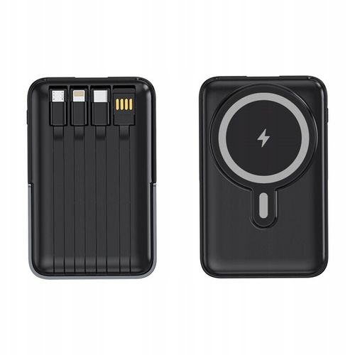 SZYBKI BEZPRZEWODOWY POWER BANK z MagSafe INDUKCYJNY PODSTAWKA 10000mAh na Arena.pl