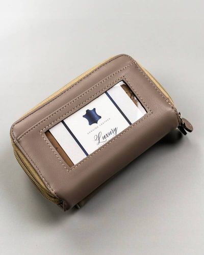 duży, poziomy portfel damski ze skóry ekologicznej - 4u cavaldi na Arena.pl