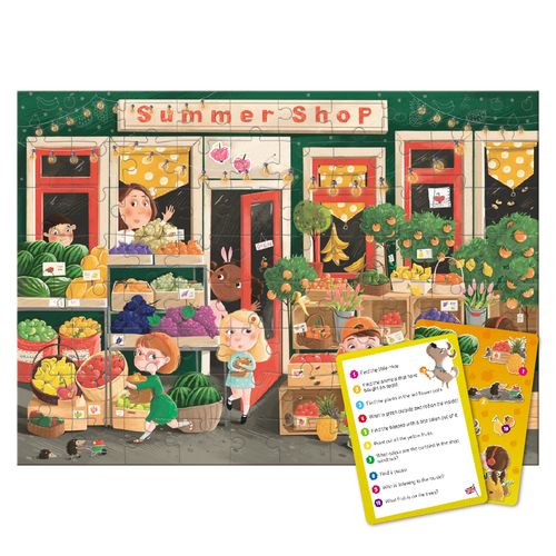 Puzzle Patrz I Znajdź Look And Find „Letnie Smakołyki” Motoryka Dzieci na Arena.pl