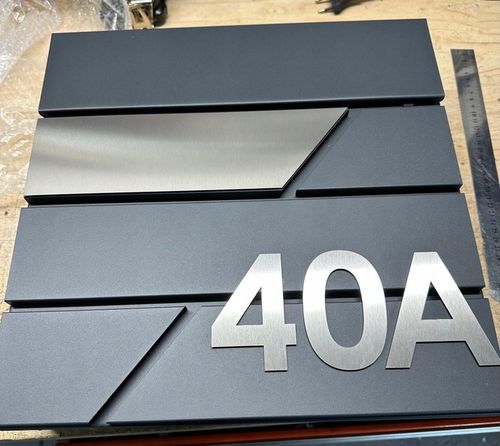 DUŻA SKRZYNKA NA LISTY Z ADRESEM, NUMER DOMU (tabl STAL nierdzewna na Arena.pl