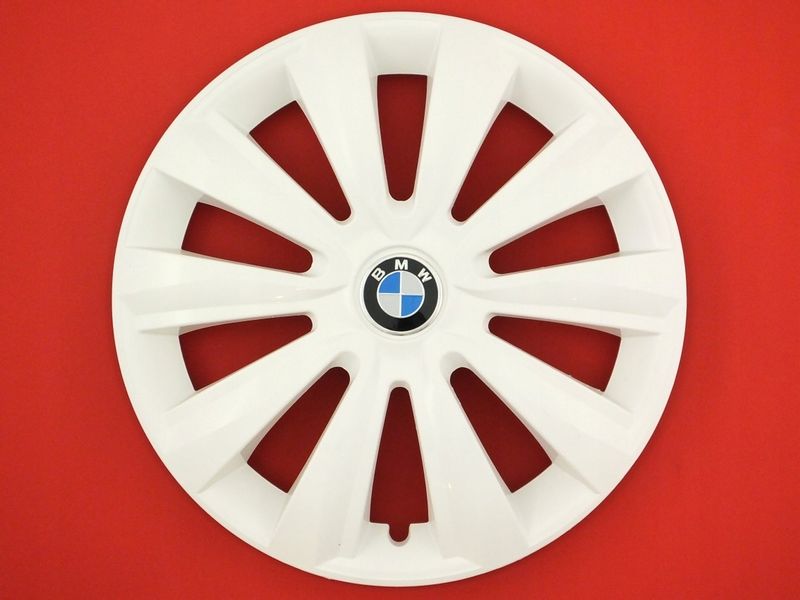 KOŁPAKI 16'' BMW E46 E90 E60 E87 F20 X1 BIAŁE DLB zdjęcie 2