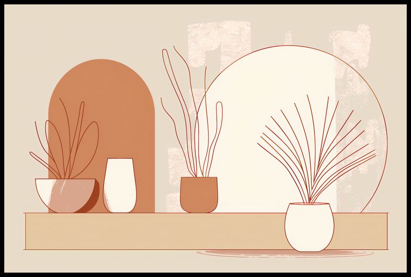 Plakat 91,5x61cm Widok Roślin zdjęcie 2