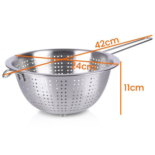 Cedzak kuchenny stalowy 24 cm na Arena.pl
