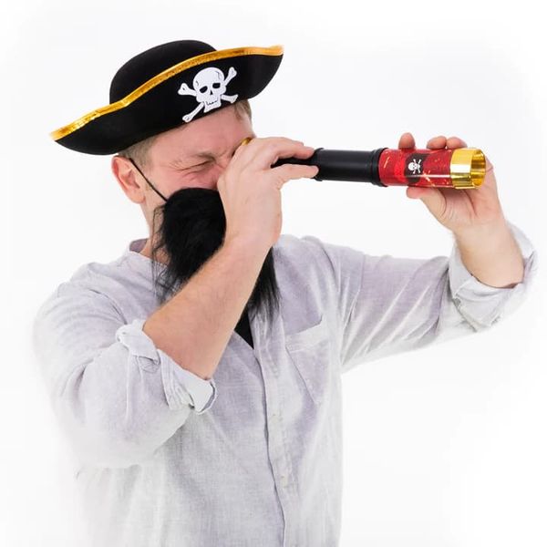 Kapelusz pirata złote obszycia zdjęcie 2
