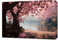 Obraz 70x50cm Spokój Sakury