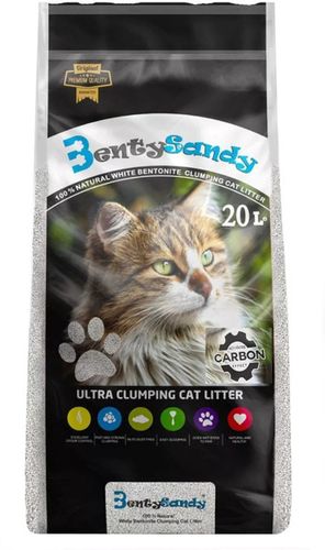 Żwirek bentonitowy BENTY SANDY Active CARBON 20L na Arena.pl