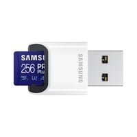 KARTA Samsung Pro PLUS microSDXC 256GB UHS-I U3 + czytnik kart pamięci