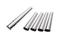 Foremki do rurek 9 cm PLATINO 8 sztuk blacha ocynkowana