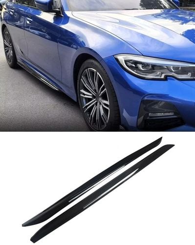 BMW G20 G21 M PAKIET CZARNY POŁYSK DOKŁADKI BOCZNE LISTWY PROGÓW MP STYLE na Arena.pl