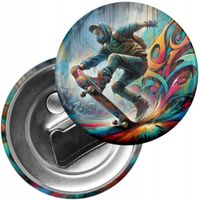 Magnes na lodówkę z otwieraczem DESKOROLKA SKATE SPORT OLLIE