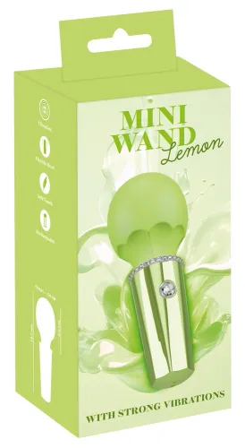 you2toys mini wand lemon - zielony masażer z 10 trybami wibracji usb na Arena.pl