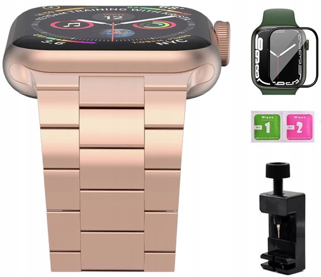 BRANSOLETA PASEK STEEL DO APPLE WATCH 45/44/42mm zdjęcie 1