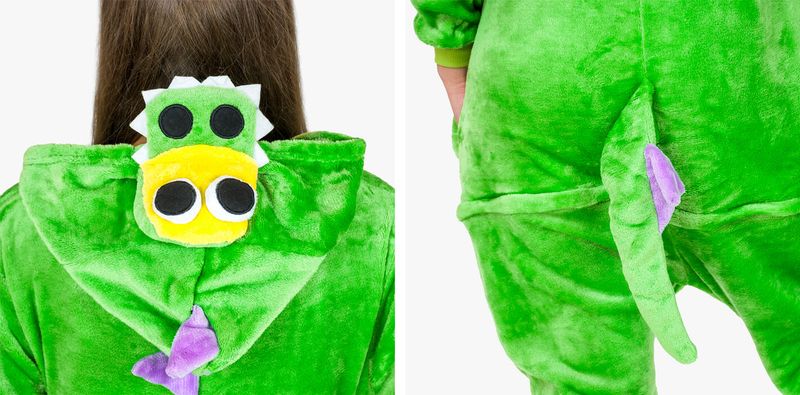 Piżam Onesie kostium aligator S zdjęcie 5