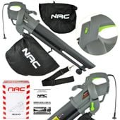 ODKURZACZ DMUCHAWA LIŚCI NAC VBE320-AS-J 3200 W REGULACJA SIŁY ROZDRABNIACZ