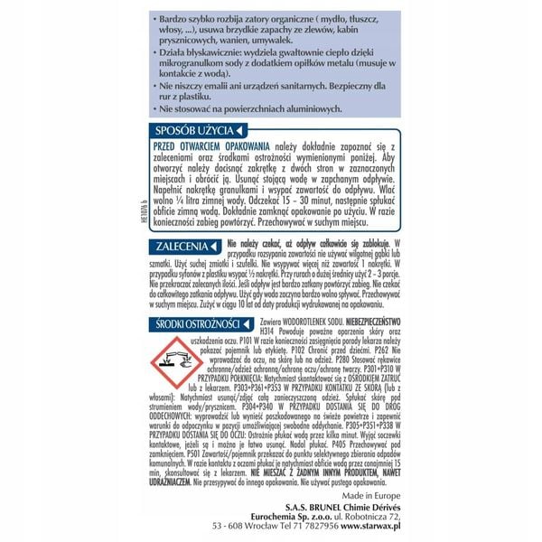 ODTYKACZ MIKROGRANULKI 500G STARWAX 43184 zdjęcie 3