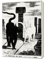 Obraz 50x70cm The Cats’ Rendezvous, Édouard Manet do Salonu