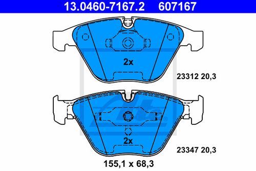 TARCZA HAM PRZOD 348X30 V ATE na Arena.pl
