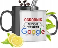 Kubek Magiczny Dla Ogrodnika Zmieniający Kolor Z Nadrukiem Ze Zdjęciem