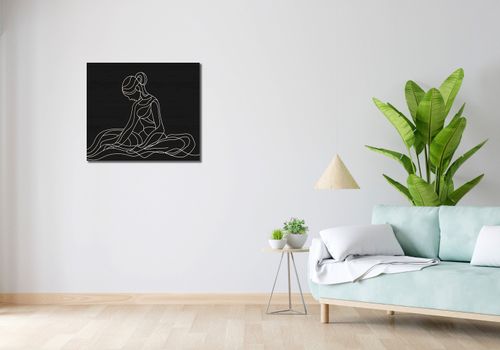Obraz 70x60cm Pozycja Siedząca na Arena.pl