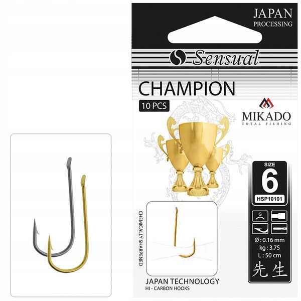 Przypony wiązane Sensual Champion nr 8 0.14mm zdjęcie 1