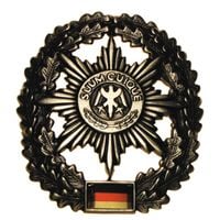 METALOWA PRZYPINKA NA BERET ,,polowy łowca"