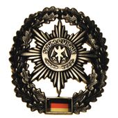 METALOWA PRZYPINKA NA BERET ,,polowy łowca"