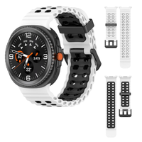Pasek do Samsung Galaxy Watch 8 40/44mm / 8 Classic 46 mm sportowy biały