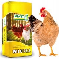 Pasza karma dla kur niosek 25kg Nioska Piast Pełnoporcjowa Witaminowa