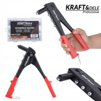 Kraft&dele nitownica ręczna + nity 500 sztuk KD11293