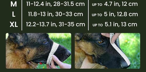 Kaganiec metalowy druciany dla psa BRONZEDOG regulowany L średni-duży na Arena.pl