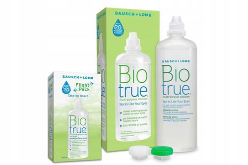Płyn do soczewek Bausch&Lomb Biotrue 300 ml naturalny polecany alergikom na Arena.pl