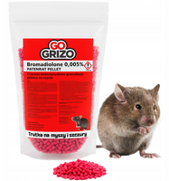SILNA TRUTKA NA SZCZURY MYSZY GRYZONIE MOCNY ŚRODEK GRANULAT PATENRAT 1KG