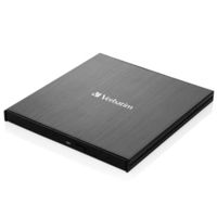 verbatim zewnętrzna nagrywarka slimlinecd/dvd usb-c + kabel