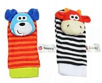 4x SKARPETKI 3D OPASKI NA RĄCZKI GRZECHOTKI SOZZY