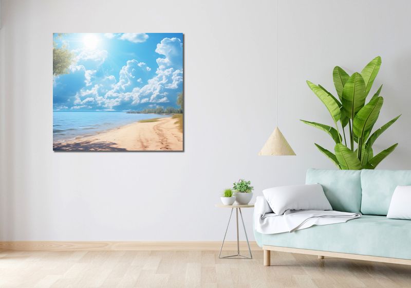 Obraz 100x90cm Letni Dzień zdjęcie 2