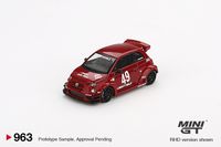 MINI GT FIAT ABARTH 595 LB-WORKS x Abas Works 2024 Red 1:64