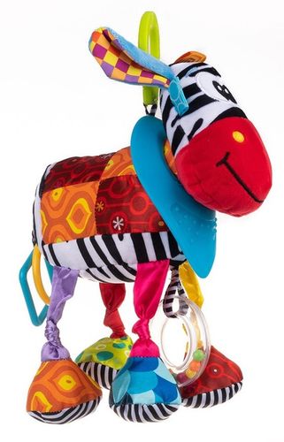 Zawieszka do wózka sensoryczna kontrastowa grzechotka Osioł Dave Dumel na Arena.pl