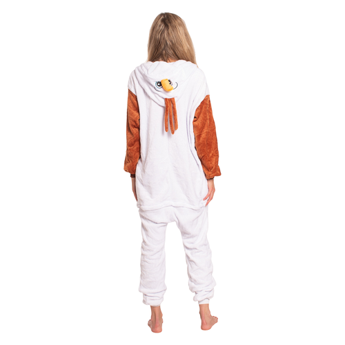 Piżama Damska Kombinezon Kigurumi Kostium Onesie Bałwan Olaf 145-155 cm S na Arena.pl