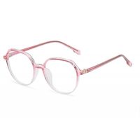 okulary "zerówki" owal złoto gold rose ok242wz3