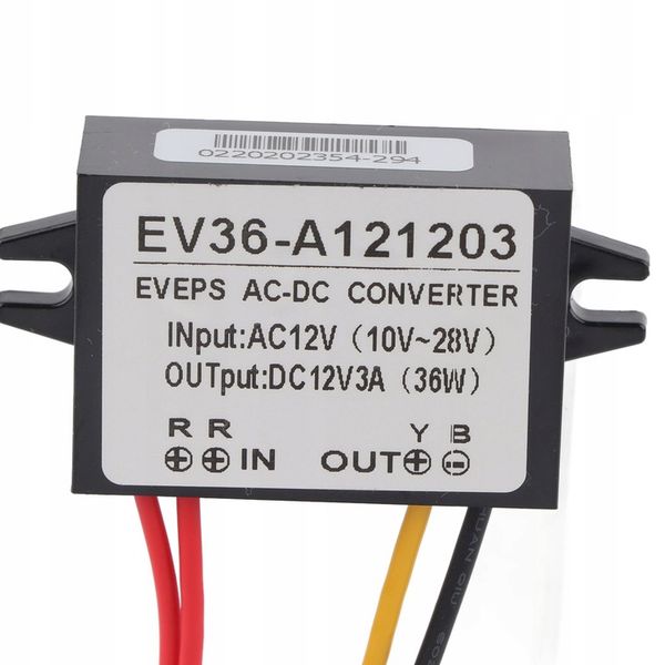 3A AC 10-28V NA DC 12V REGULATOR KONWERTERA MOCY zdjęcie 13