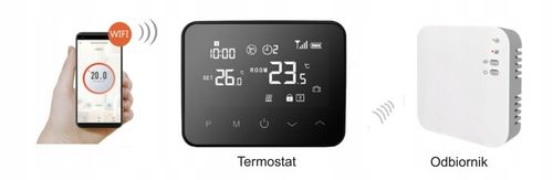 REGULATOR TEMPERATURY BEZPRZEWODOWY POKOJOWY WT-20 na Arena.pl