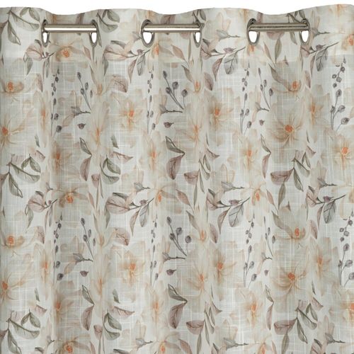 Zasłona gotowa na przelotkach AMARA Eurofirany naturalny na Arena.pl