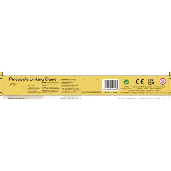 CLASSIC WORLD Wooden Threader Pineapple Pegs 21 pcs. zdjęcie 15