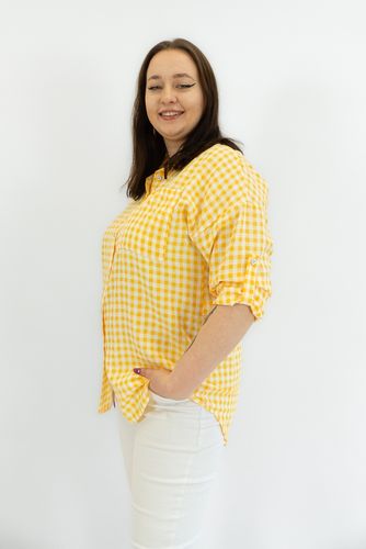 Koszula w Żółtą Kratę Damska UNI na Arena.pl