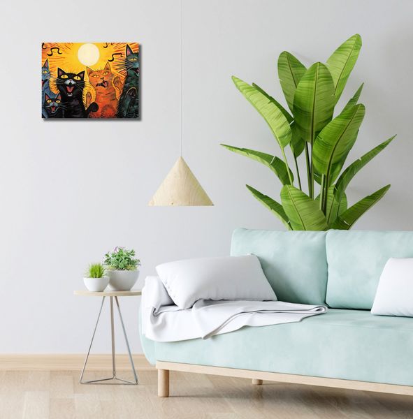 Obraz 40x30cm Kocie Koncertowanie zdjęcie 2