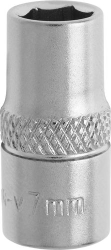 NASADKA SZEŚCIOKĄTNA 7 MM 1/4" ZE STALI CHROMOWO-WANADOWEJ na Arena.pl