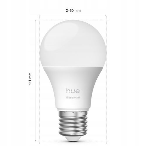 Żarówka LED E27 8W RGB Inteligentna 3 szt. + Mostek Philips HUE na Arena.pl