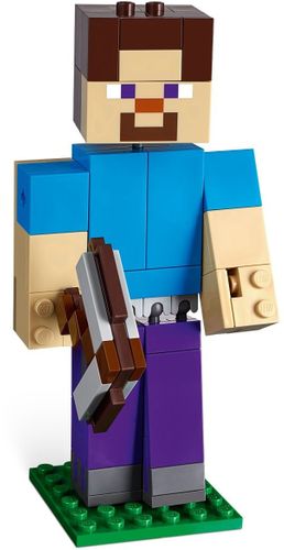Lego Minecraft BigFig - Steve z papugą na Arena.pl