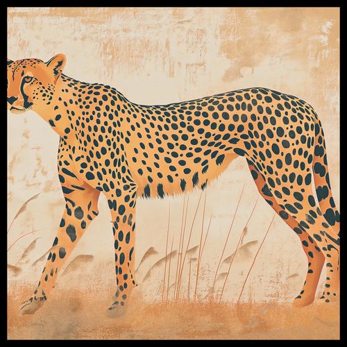 Plakat 70x70cm Gepard w Ruchu na Arena.pl
